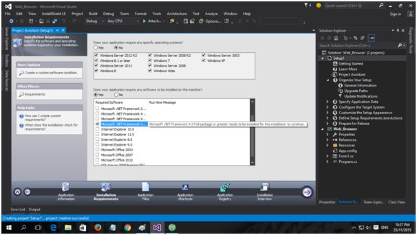 information like below images